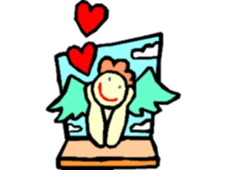 Sticker Custom Preview Image #075466 Holidays Valentines Day Angel Love07