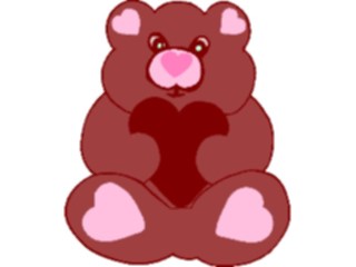 Sticker Custom Preview Image #075510 Holidays Valentines Day Bearwith Heart4