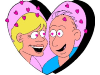 Sticker Custom Preview Image #075554 Holidays Valentines Day Couplein Love01