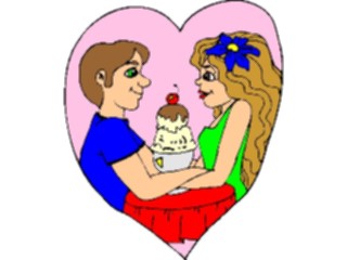 Sticker Custom Preview Image #075558 Holidays Valentines Day Couplein Love05