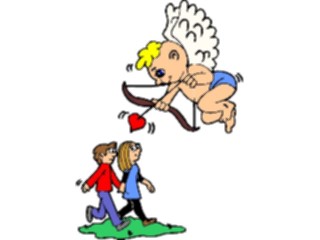 Sticker Custom Preview Image #075648 Holidays Valentines Day Cupid Couple