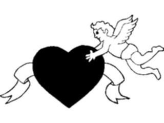 Sticker Custom Preview Image #075655 Holidays Valentines Day Cupid Heart3