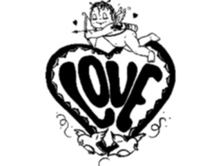 Sticker Custom Preview Image #075662 Holidays Valentines Day Cupid Love Heart