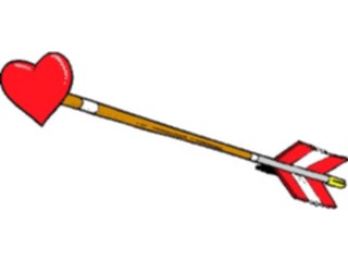 Sticker Custom Preview Image #075677 Holidays Valentines Day Cupids Arrow1