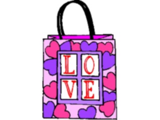 Sticker Custom Preview Image #075698 Holidays Valentines Day Gift Bag Love