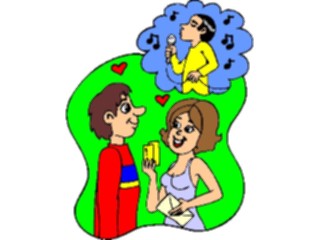 Sticker Custom Preview Image #075700 Holidays Valentines Day Gift Concert Tickets