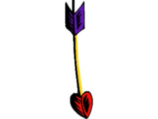 Sticker Custom Preview Image #075809 Holidays Valentines Day Heart Arrow