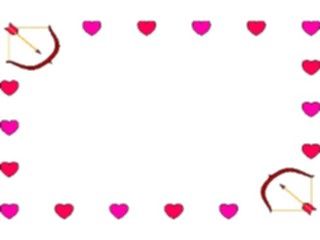 Sticker Custom Preview Image #075827 Holidays Valentines Day Heart Border01