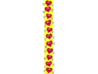Sticker Custom Preview Image #075829 Holidays Valentines Day Heart Border03