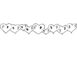 Sticker Custom Preview Image #075833 Holidays Valentines Day Heart Border07