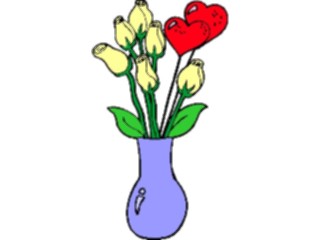 Sticker Custom Preview Image #075841 Holidays Valentines Day Heart Bouquet