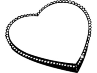 Sticker Custom Preview Image #075843 Holidays Valentines Day Heart Box Frame