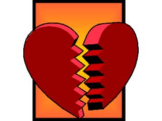 Sticker Custom Preview Image #075848 Holidays Valentines Day Heart Broken5