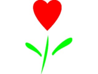 Sticker Custom Preview Image #075880 Holidays Valentines Day Heart Flower