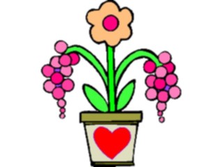 Sticker Custom Preview Image #075883 Holidays Valentines Day Heart Flower Design3
