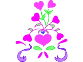Sticker Custom Preview Image #075884 Holidays Valentines Day Heart Flower Design4