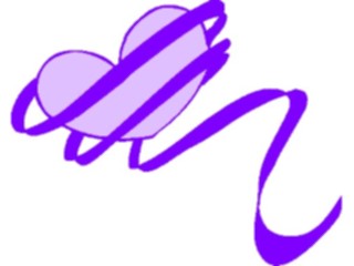 Sticker Custom Preview Image #075923 Holidays Valentines Day Heart Ribbon2