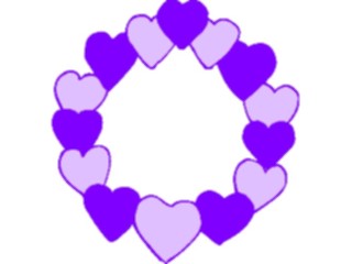 Sticker Custom Preview Image #075947 Holidays Valentines Day Heart Wreath3