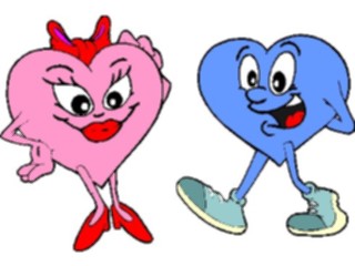 Sticker Custom Preview Image #076013 Holidays Valentines Day Heartsin Love