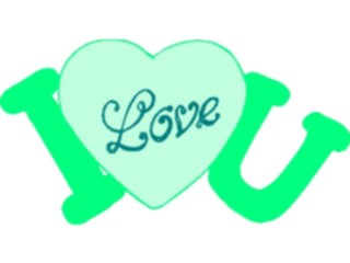 Sticker Custom Preview Image #076022 Holidays Valentines Day I Love U