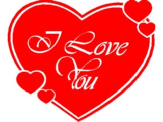 Sticker Custom Preview Image #076033 Holidays Valentines Day I Love You Heart1