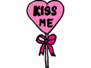 Sticker Custom Preview Image #076051 Holidays Valentines Day Lollipop Kiss Me1