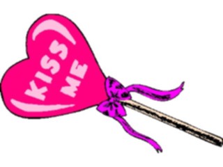 Sticker Custom Preview Image #076052 Holidays Valentines Day Lollipop Kiss Me2