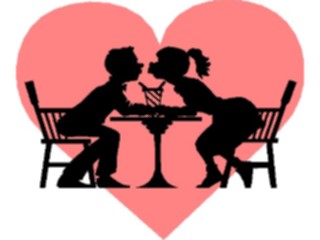 Sticker Custom Preview Image #076080 Holidays Valentines Day Lovers Sharing