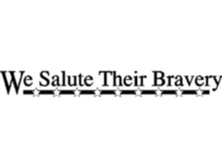 Sticker Custom Preview Image #076208 Holidays Veterans Memorial Day We Salute Their Bravery