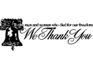 Sticker Custom Preview Image #076209 Holidays Veterans Memorial Day We Thank You