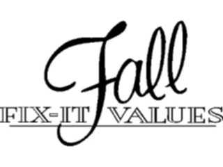 Sticker Custom Preview Image #076230 Household Advertising Fall Fix It Values