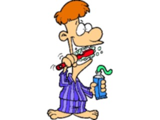 Sticker Custom Preview Image #076323 Household Bathroom Brushing Teeth6