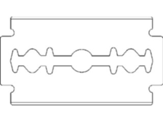 Sticker Custom Preview Image #076369 Household Bathroom Razor Blade1