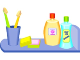 Sticker Custom Preview Image #076421 Household Bathroom Shelf2