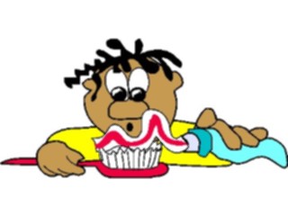 Sticker Custom Preview Image #076556 Household Bathroom Toothpaste Squeezing2