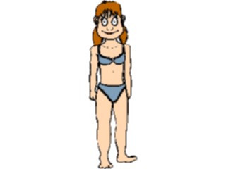 Sticker Custom Preview Image #076671 Household Bedroom Undies Girl