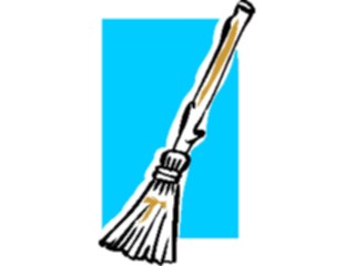 Sticker Custom Preview Image #076677 Household Cleaning Broom02