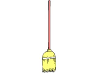 Sticker Custom Preview Image #076680 Household Cleaning Broom05