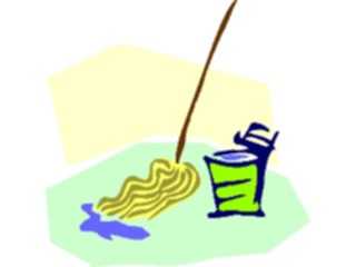 Sticker Custom Preview Image #076748 Household Cleaning Mop Bucket3