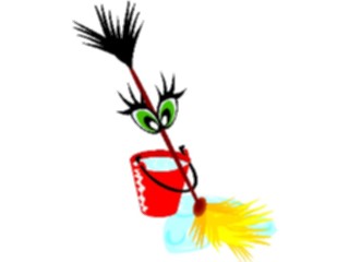 Sticker Custom Preview Image #076749 Household Cleaning Mop Bucket4