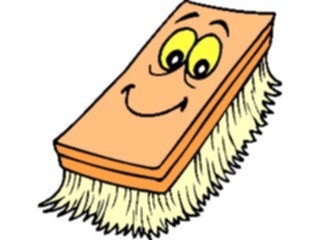 Sticker Custom Preview Image #076759 Household Cleaning Scrubber Cartoon