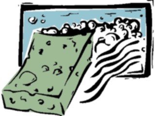 Sticker Custom Preview Image #076763 Household Cleaning Sponge2