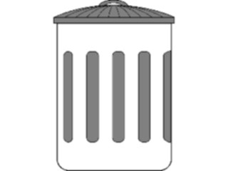 Sticker Custom Preview Image #076781 Household Cleaning Trash Can06