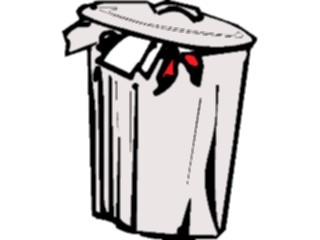 Sticker Custom Preview Image #076782 Household Cleaning Trash Can07
