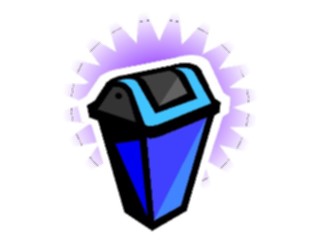 Sticker Custom Preview Image #076790 Household Cleaning Trash Can15