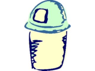 Sticker Custom Preview Image #076792 Household Cleaning Trash Can17