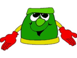 Sticker Custom Preview Image #076797 Household Cleaning Trash Can22