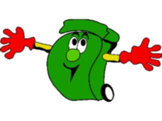 Sticker Custom Preview Image #076804 Household Cleaning Trash Can29