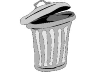 Sticker Custom Preview Image #076808 Household Cleaning Trash Can33