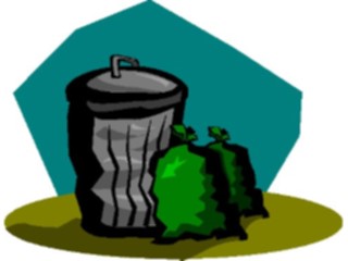 Sticker Custom Preview Image #076829 Household Cleaning Trash Can Garbage